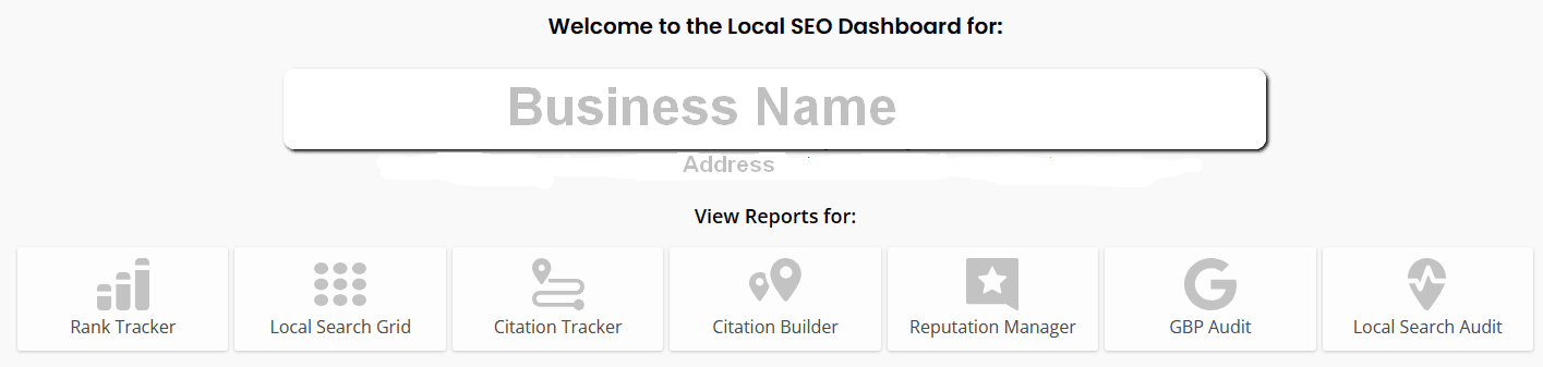 Local marketing Dashboard Local SEO marketing dashboard